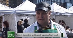 Piaţa de duminică, un sprijin pentru micii producători Agricultura