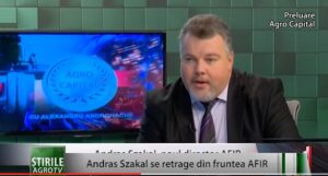 Andras Szakal se retrage din fruntea AFIR Agricultura