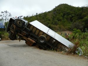 Botoșani: Camion încărcat cu floarea-soarelui, răsturnat pe E 58 Agricultura