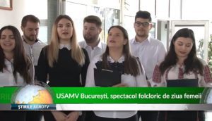 SPECTACOL CU DEDICATIE SUSTINUT DE STUDENTII DE LA USAMV BUCURESTI Tehnologii si utilaje