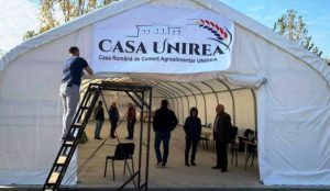Apare infrastructura pentru Casa UNIREA. A fost inaugurat primul cort de colectare Stiri agricole