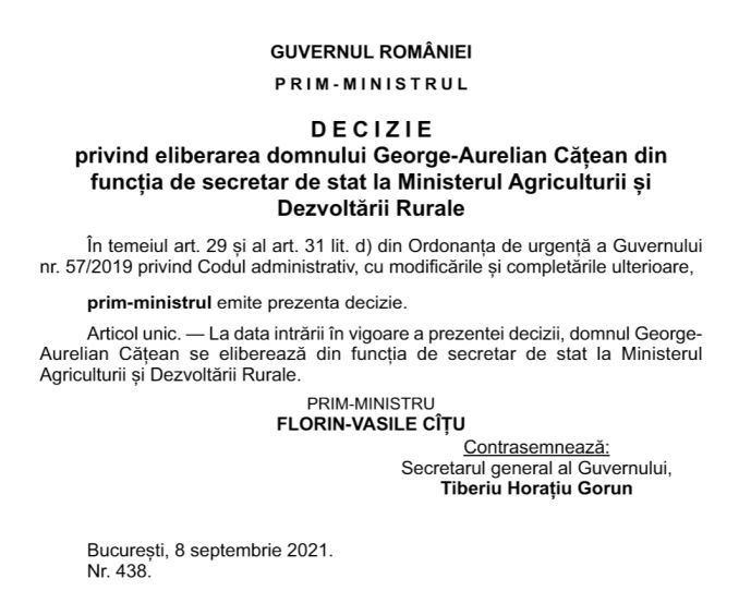 Și MADR se desparte de USR-PLUS. Secretarul de stat George Cățean a fost eliberat din funcție 1 Și MADR se desparte de USR-PLUS. Secretarul de stat George Cățean a fost eliberat din funcție Și MADR se desparte de USR-PLUS. Secretarul de stat George Cățean a fost eliberat din funcție De actualitate George Cățean
