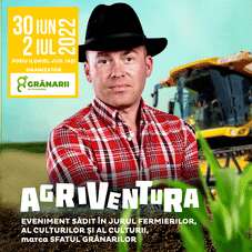 AGRIVENTURA, cel mai mare eveniment agricol din Moldova, începe săptămâna viitoare la Iași Comunicate AGRIVENTURA