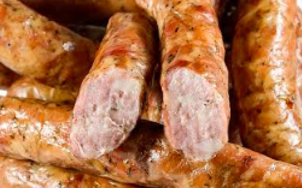 Cârnații din topor din Vâlcea