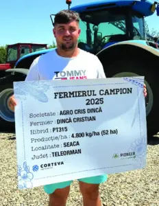 Cultura cu care au dat lovitura fermierii în 2025 - producții de peste 4 tone/hectar. Advertorial fermierii
