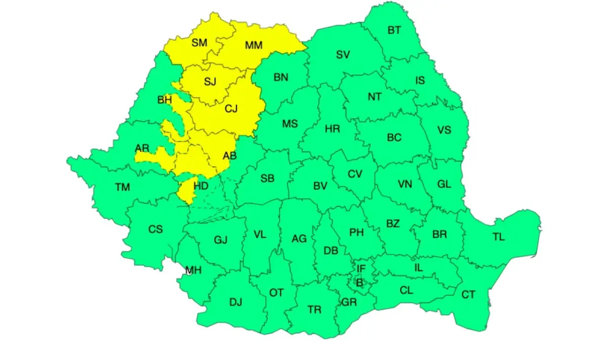 Meteo 11 septembrie – Ploi în cantități de peste 50 l/mp. Vezi harta! Meteo Meteo 11 septembrie