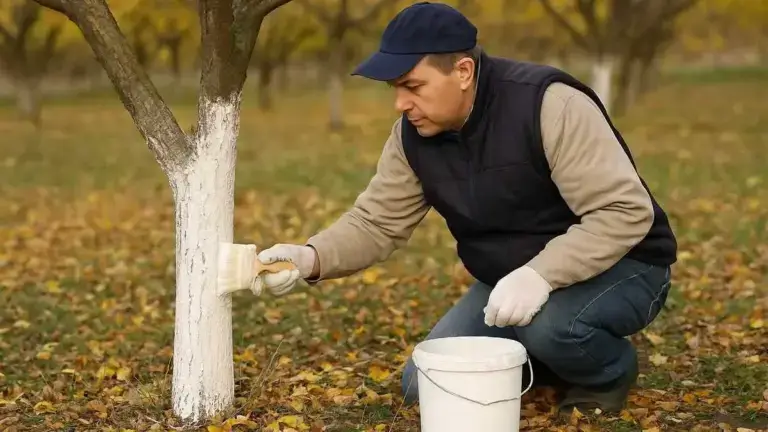 văruirea pomilor fructiferi, cand se văruiesc pomii