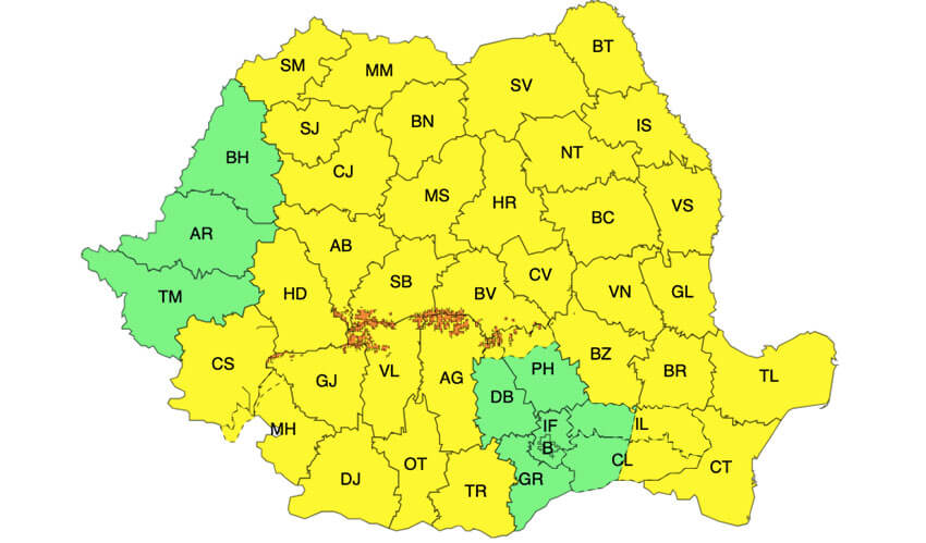 Meteo - Vremea rea se extinde! Avertizări de vijelii și ninsori viscolite în 36 de județe 3 Meteo - Vremea rea se extinde! Avertizări de vijelii și ninsori viscolite în 36 de județe Meteo - Vremea rea se extinde! Avertizări de vijelii și ninsori viscolite în 36 de județe Meteo meteo