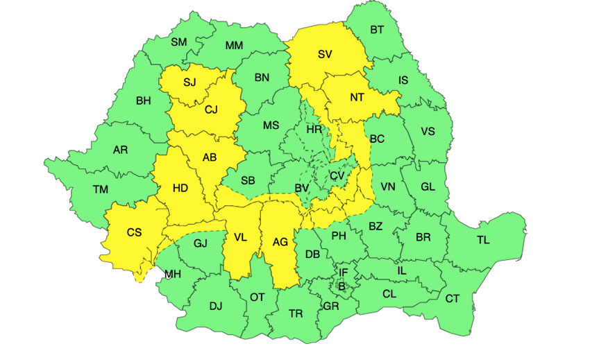 Meteo – Temperaturi de 37°C până duminică seara! Cod galben de caniculă în 13 județe și în Capitală! 3 Meteo – Temperaturi de 37°C până duminică seara! Cod galben de caniculă în 13 județe și în Capitală! Meteo – Temperaturi de 37°C până duminică seara! Cod galben de caniculă în 13 județe și în Capitală! Meteo meteo